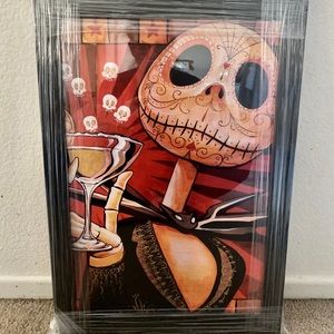 Framed Nightmare before Christmas Day of Dead